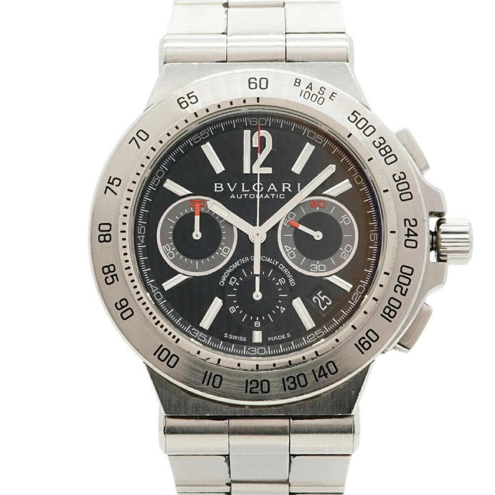 Bulgari Diagono Professional DP42SCH Black Dial Men's Watch